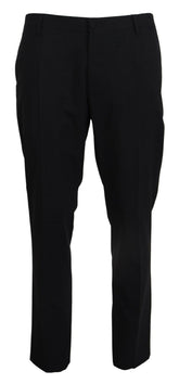 Dolce & Gabbana Gray Wool Stretch Dress Formal Slim Fit Pant -   -  Dolce & Gabbana.